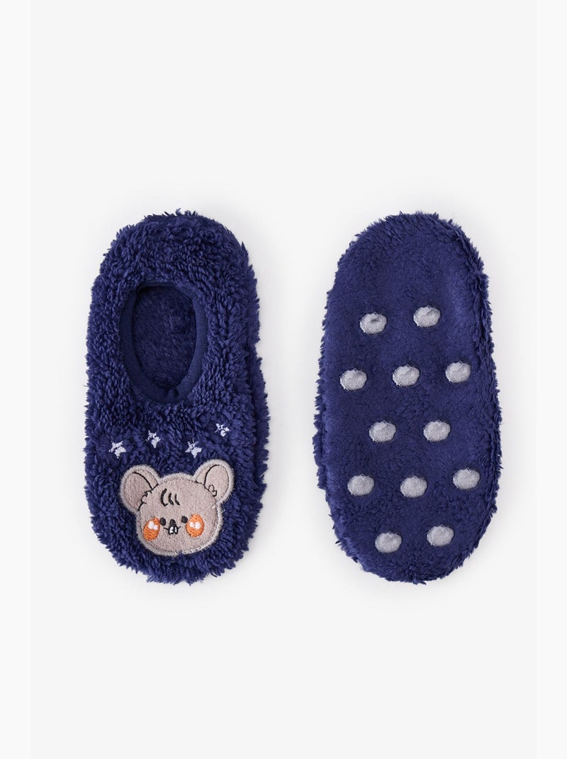 Chaussettes d'intérieur garçon story friends penti Bleu marine - Kiabi