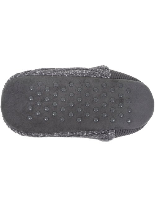 Chaussettes d'intérieur maille côtelée, picots antidérapants homme isotoner - Kiabi