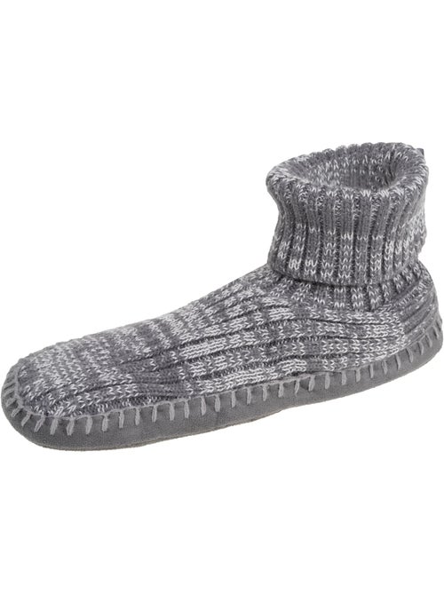 Chaussettes d'intérieur maille côtelée, picots antidérapants homme isotoner - Kiabi Chaussettes d'intérieur maille côtelée, picots antidérapants homme isotoner - Kiabi