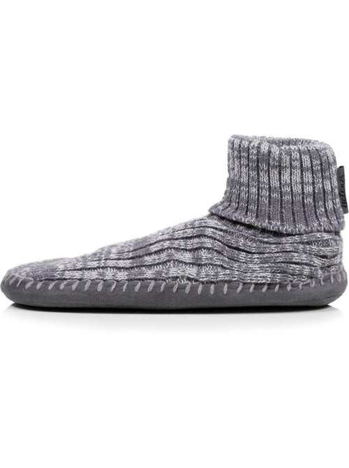 Chaussettes d'intérieur maille côtelée, picots antidérapants homme isotoner - Kiabi Chaussettes d'intérieur maille côtelée, picots antidérapants homme isotoner - Kiabi
