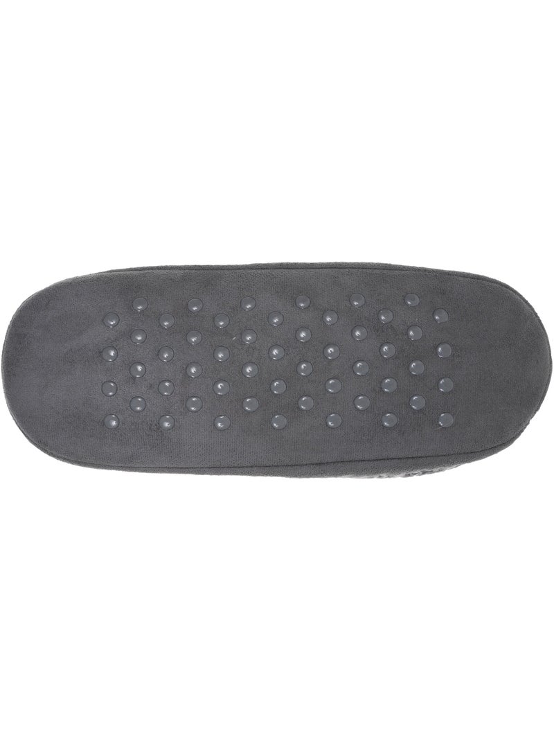 Chaussettes d'intérieur maille côtelée, picots antidérapants homme isotoner Gris chiné - Kiabi