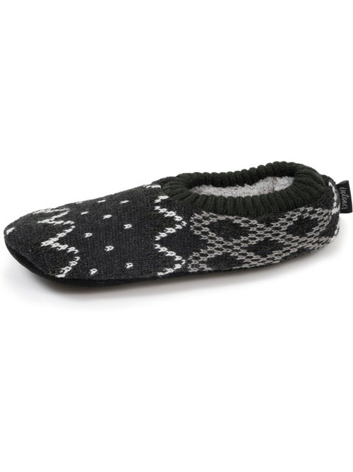 Chaussettes d'intérieur maille fourrées - semelle à picots antidérapants homme isotoner - Kiabi Chaussettes d'intérieur maille fourrées - semelle à picots antidérapants homme isotoner - Kiabi