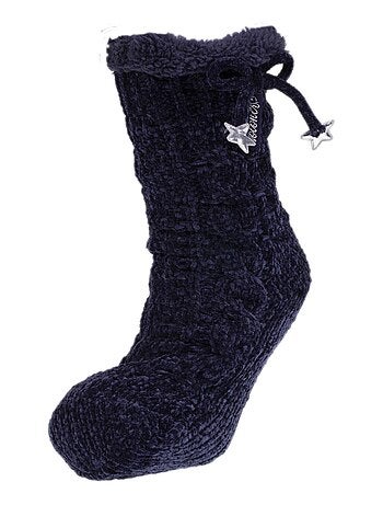 Chaussettes d'intérieur ultra confortables, avec picots antidérapants femme Isotoner