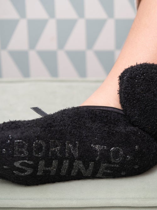 Chaussettes d'intérieur ultra confortables, avec picots antidérapants femme Isotoner - Kiabi