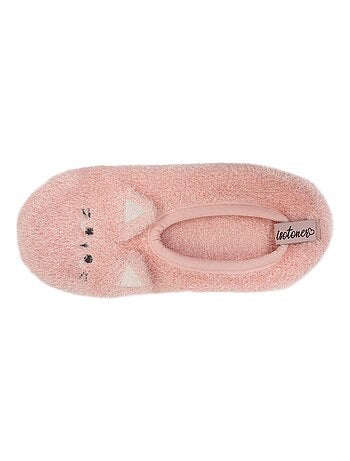 Chaussettes d'intérieur ultra confortables, avec picots antidérapants femme Isotoner