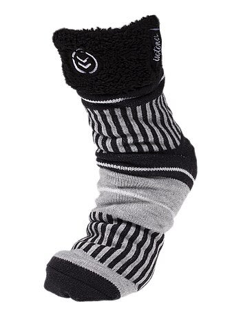 Chaussettes d'intérieur ultra confortables, avec picots antidérapants homme Isotoner