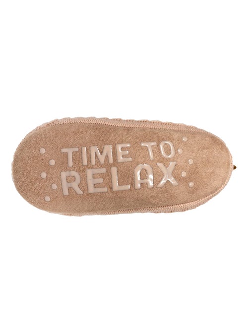 Chaussettes d'intérieur ultra confortables, semelle suédine, picots antidérapants femme Isotoner - Kiabi