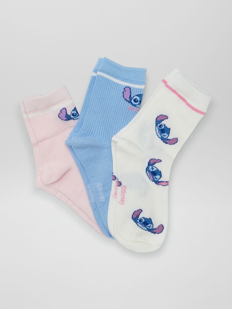 Chaussettes 'Disney' 'Stitch' Bleu - Kiabi