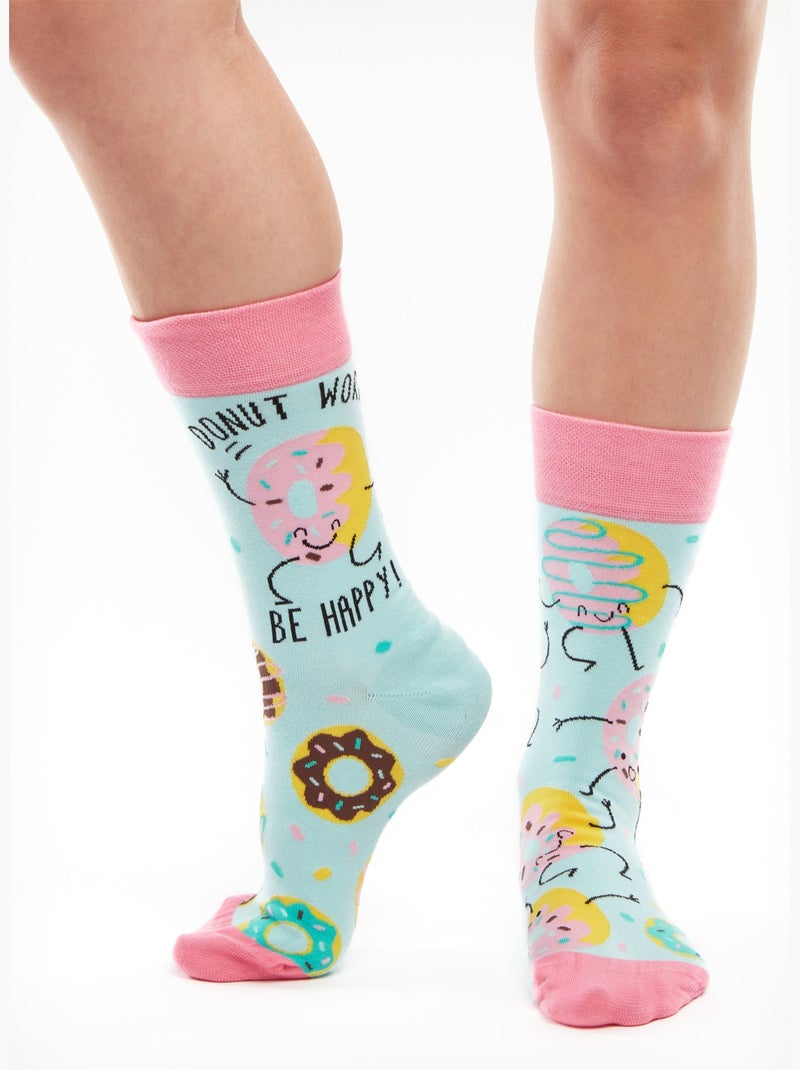 Chaussettes Donuts Bleu - Kiabi