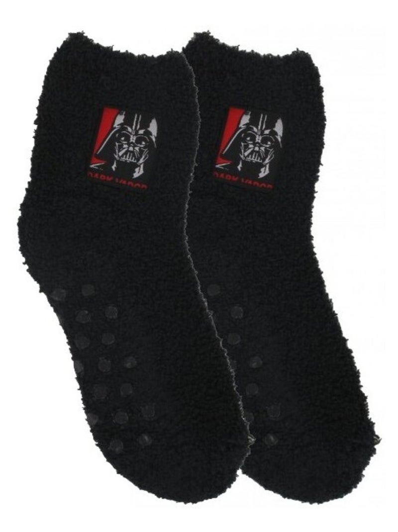 Chaussettes douces enfant DISNEY lot de 2 Noir - Kiabi