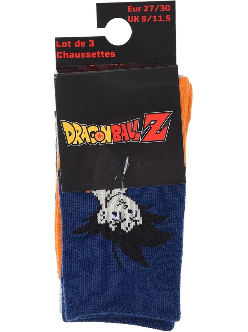 Chaussettes Dragon Ball| Licence Officielle Bleu Orange Noir - Kiabi