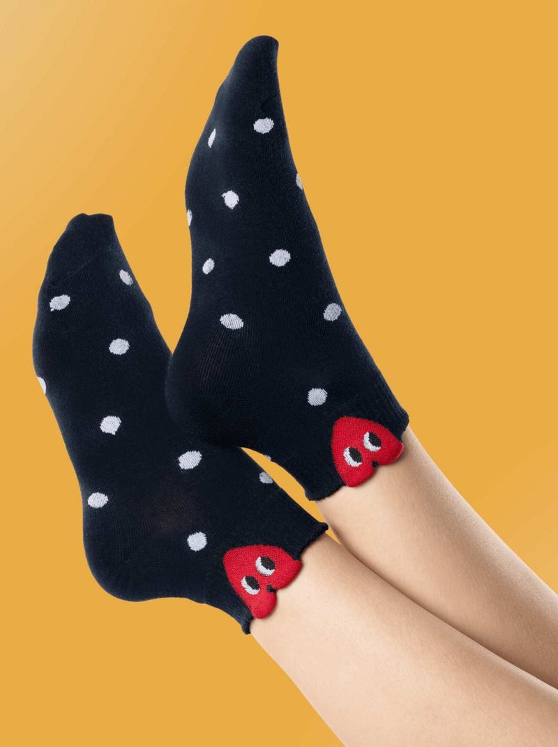 Chaussettes En Coton Coeur Des Garçons- SockUp- 35-43 Bleu - Kiabi