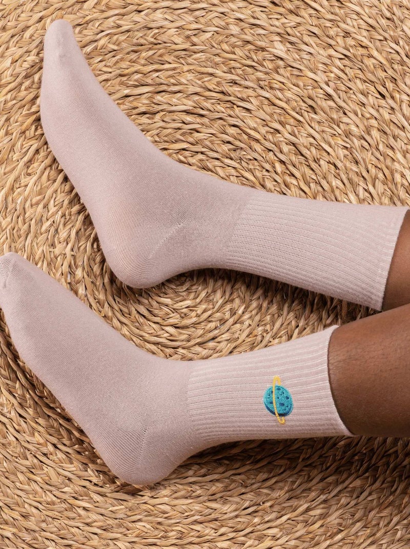 Chaussettes En Coton Galaxie- SockUp- 35-43 Gris - Kiabi