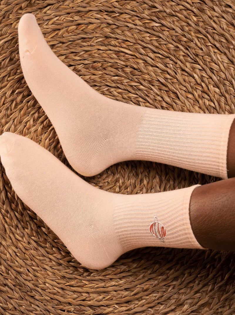 Chaussettes En Coton Galaxie- Sockup- 35-43 Rose - Kiabi
