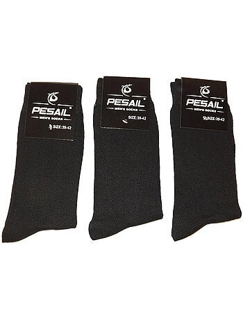 Chaussettes en coton lot de 3 paires
