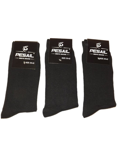 Chaussettes en coton lot de 3 paires - Kiabi Chaussettes en coton lot de 3 paires - Kiabi