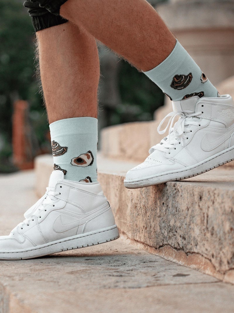 Chaussettes En Coton Pêcheur- SockUp- 37-45 Bleu - Kiabi