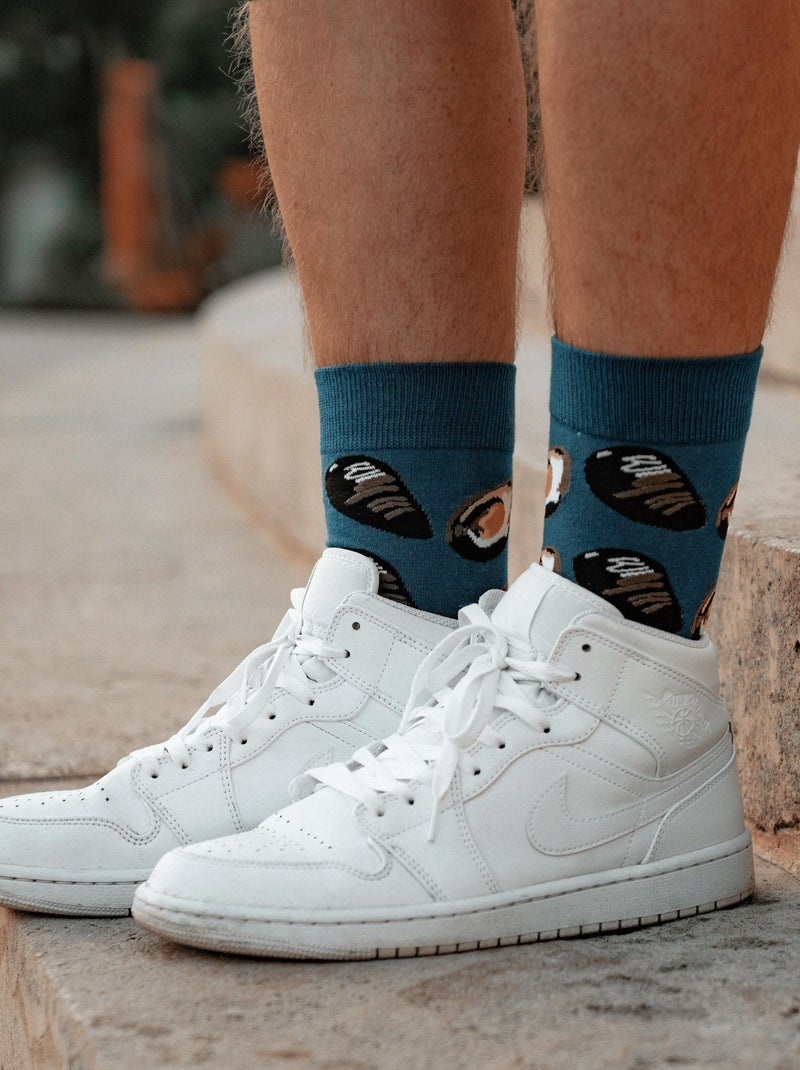 Chaussettes En Coton Pêcheur- SockUp- 37-45 Bleu marine - Kiabi