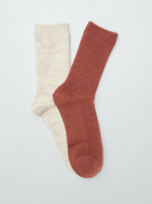 Chaussettes en laine - Kiabi