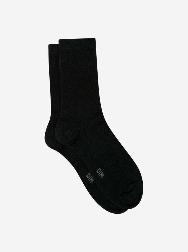 Chaussettes en laine Laine Noir - Kiabi