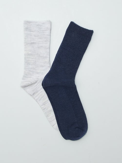 Chaussettes en laine - Kiabi