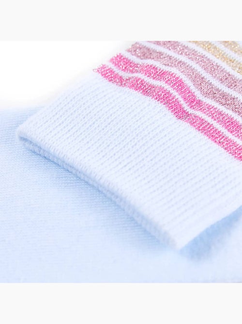 Chaussettes enfant coton à rayures (lot 5 paires) - vidaxl - Kiabi Chaussettes enfant coton à rayures (lot 5 paires) - vidaxl - Kiabi