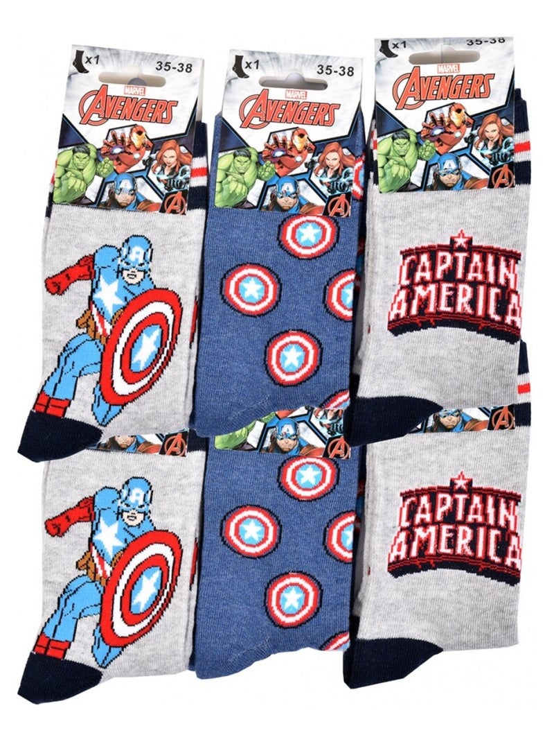 Chaussettes enfant DISNEY en Coton- Pack de 10 Noir Multicolore Gris - Kiabi