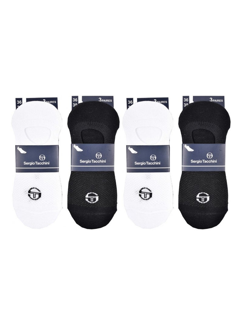 Chaussettes Enfant FOOTIES SERGIO TACCHINI - Pack de 12 Multicolore - Kiabi