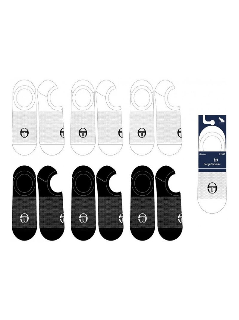 Chaussettes Enfant FOOTIES SERGIO TACCHINI - Pack de 12 Multicolore - Kiabi
