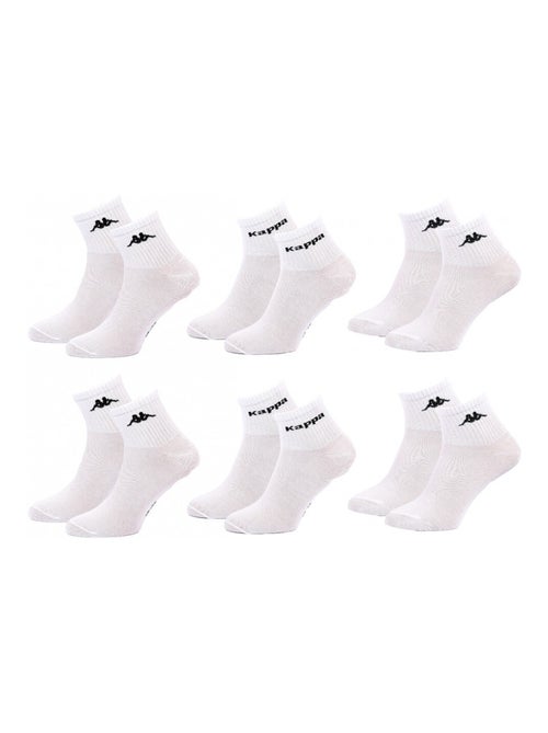 Chaussettes Enfant KAPPA QUARTER - Pack de 6 - Kiabi