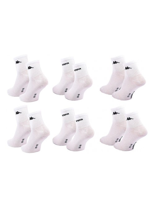 Chaussettes Enfant KAPPA QUARTER - Pack de 6 - Kiabi