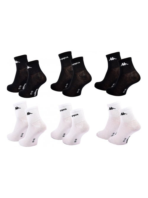 Chaussettes Enfant KAPPA QUARTER - Pack de 6 - Kiabi