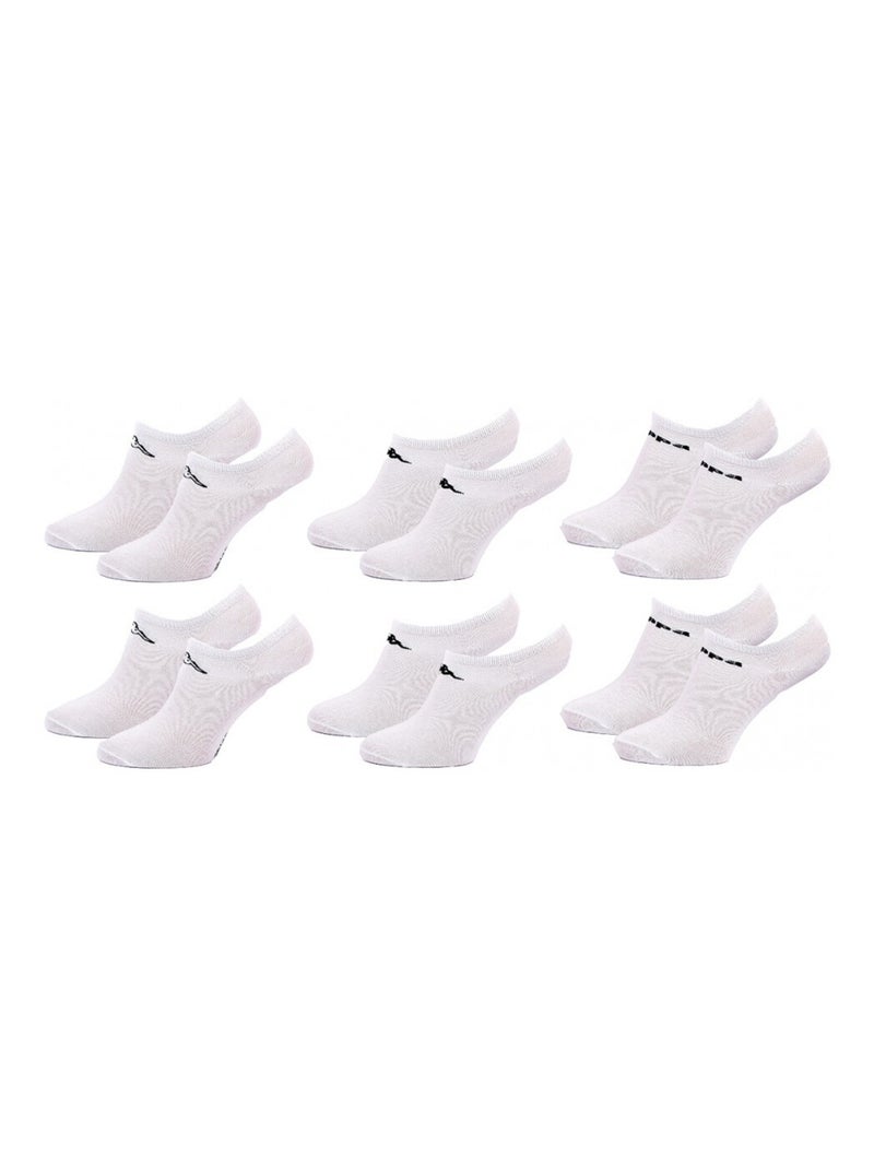Chaussettes Enfant KAPPA SNEAKER - Pack de 6 Blanc - Kiabi