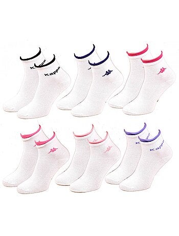 Chaussettes Enfant KAPPA Socquettes en Coton Majoritaire - Pack de 12