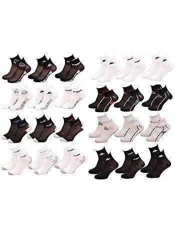 Chaussettes Enfant KAPPA Socquettes en Coton Majoritaire - Pack de 12