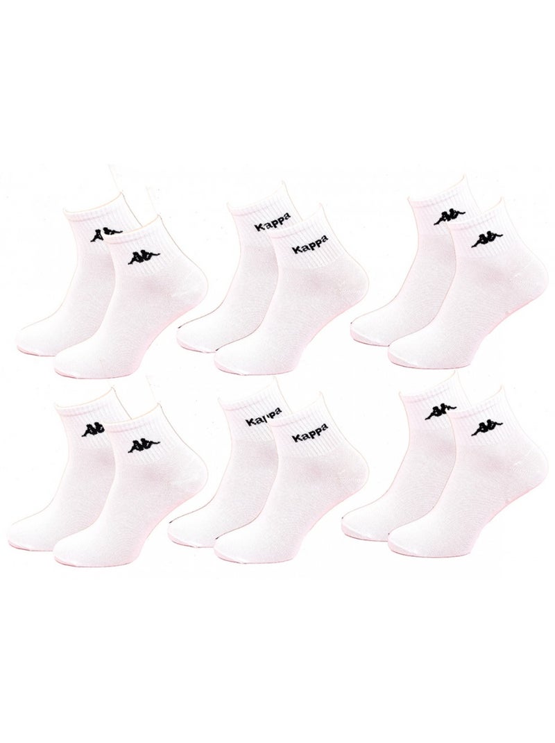 Chaussettes Enfant KAPPA Socquettes en Coton Majoritaire - Pack de 12 Multicolore - Kiabi