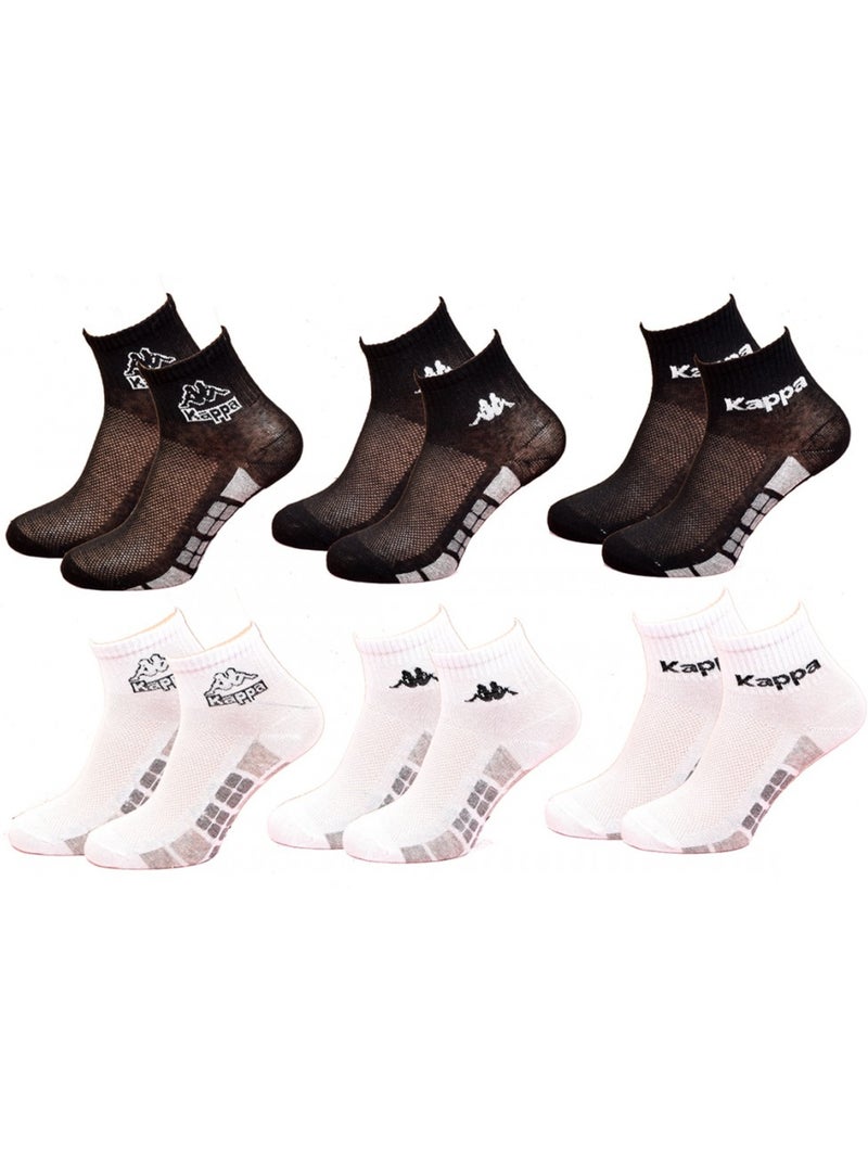 Chaussettes Enfant KAPPA Socquettes en Coton Majoritaire - Pack de 12 Multicolore - Kiabi
