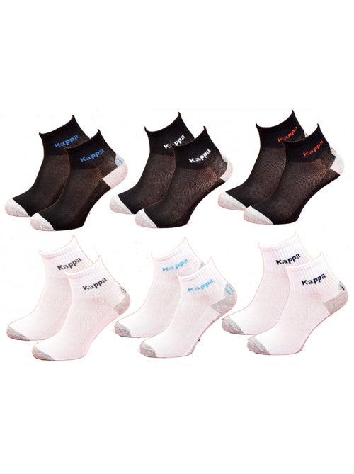 Chaussettes Enfant KAPPA Socquettes en Coton Majoritaire - Pack de 12 - Kiabi