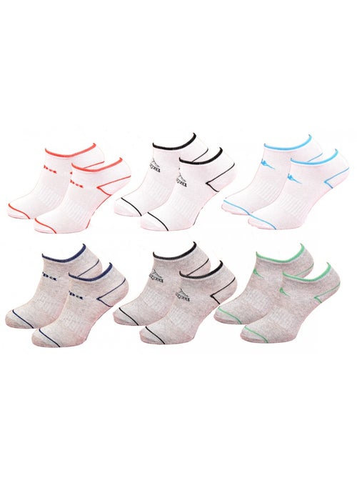 Chaussettes Enfant KAPPA Socquettes en Coton Majoritaire - Pack de 12 - Kiabi