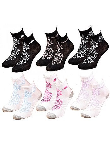 Chaussettes Enfant KAPPA Socquettes en Coton Majoritaire - Pack de 12