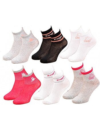 Chaussettes Enfant KAPPA Socquettes en Coton Majoritaire - Pack de 12