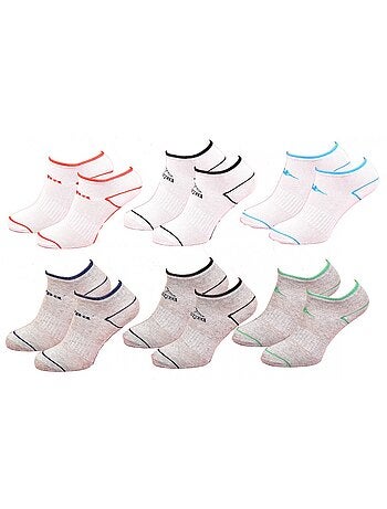 Chaussettes Enfant KAPPA Socquettes en Coton Majoritaire - Pack de 6