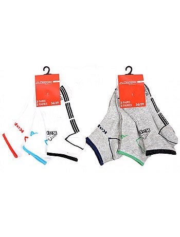 Chaussettes Enfant KAPPA Socquettes en Coton Majoritaire - Pack de 6