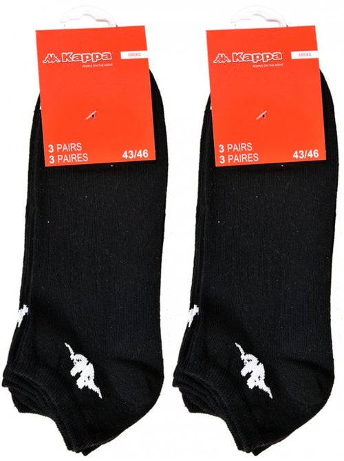 Chaussettes Enfant KAPPA Socquettes en Coton Majoritaire - Pack de 6 - Kiabi