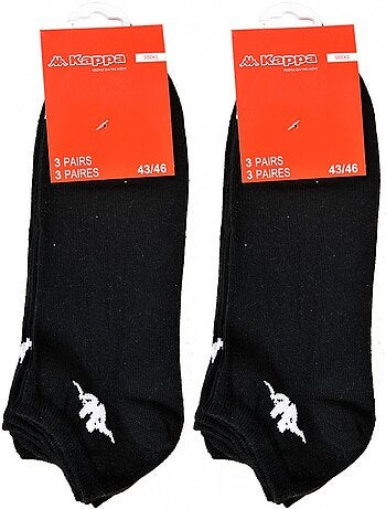 Chaussettes Enfant KAPPA Socquettes en Coton Majoritaire - Pack de 6