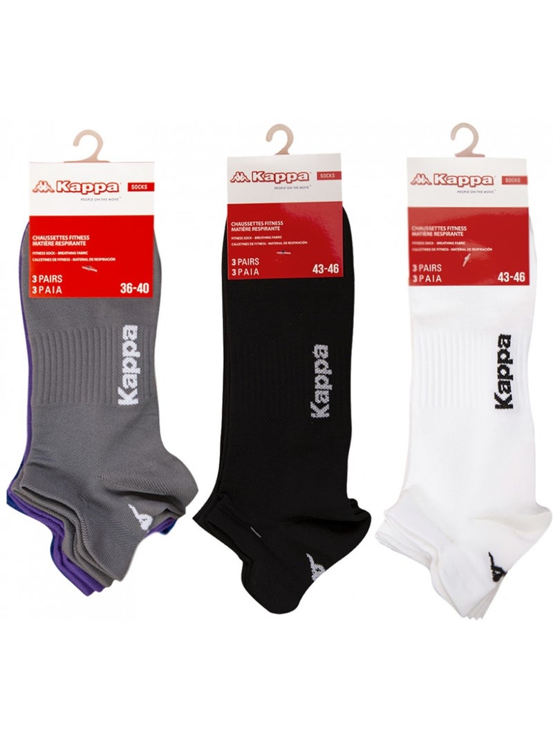 Chaussettes Enfant KAPPA Socquettes Tiges courtes - Pack de 9 Doré/or - Kiabi