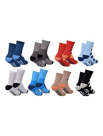Chaussettes Enfant LAPINS CRETINS ABS Antidérapant - Pack de 8