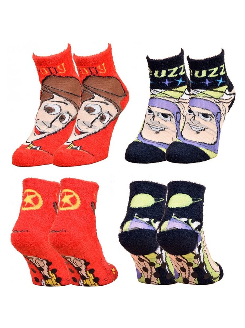 Chaussettes Enfant Licence TOY STORY fantaisie- Pack de 4 Multicolore - Kiabi