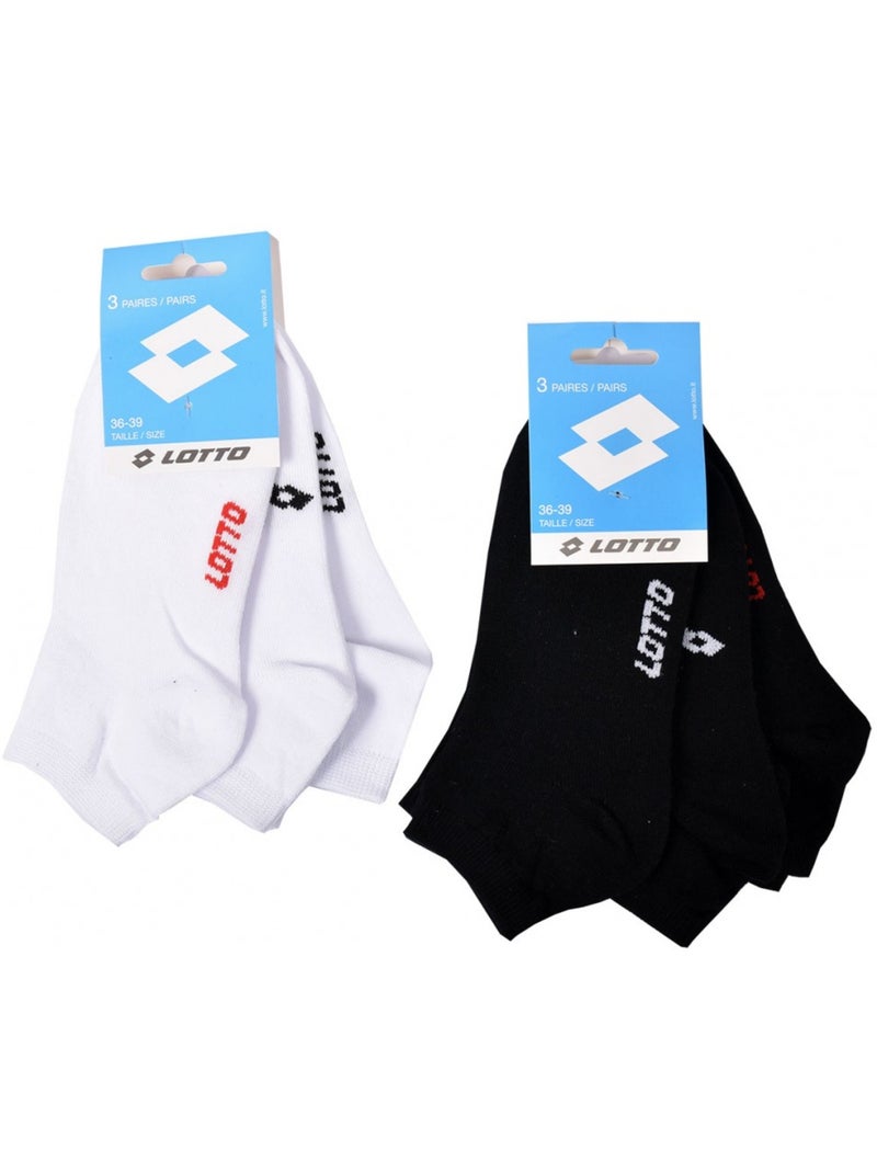 Chaussettes Enfant LOTTO Socquettes - Pack de 6 Multicolore - Kiabi