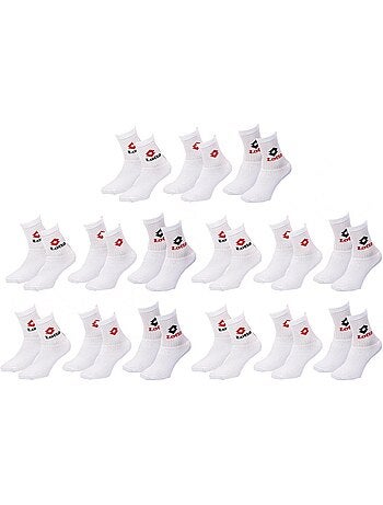 Chaussettes Enfant LOTTO TENNIS CREW - Pack de 15